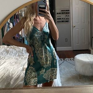 Zara Print Slip Dress